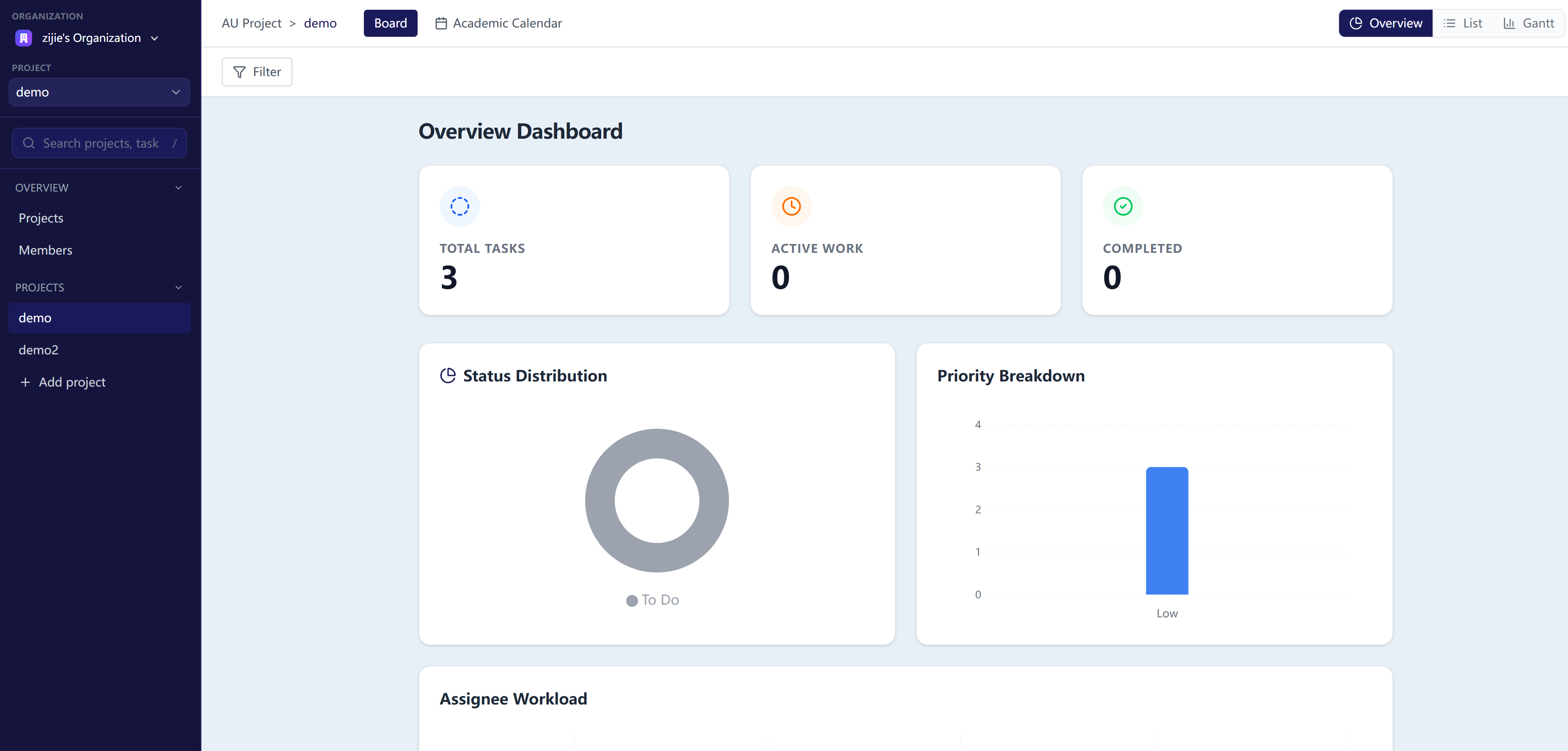 AU Manager screenshot